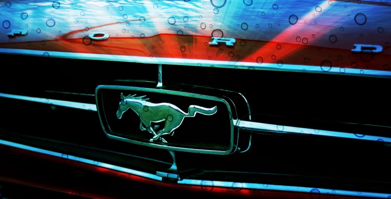 illuminated, animal representation, luxury, designer, transportation, symbol, ford, car, american car, outdoors, animal body part, sports car, mustang