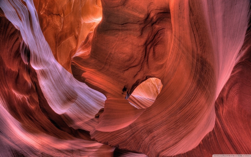 x, no people, travel destinations, Rock, 2K, Antelope Canyon, red, tranquility, solid, antelope, rock, 2560x1600 px, eroded, nature, geology, rock formation