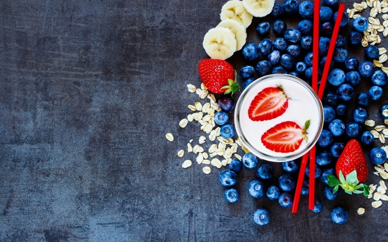 art, strawberries, 2560x1600 px, blueberries, anime, x, px, hd, texture, 2K, Fruit