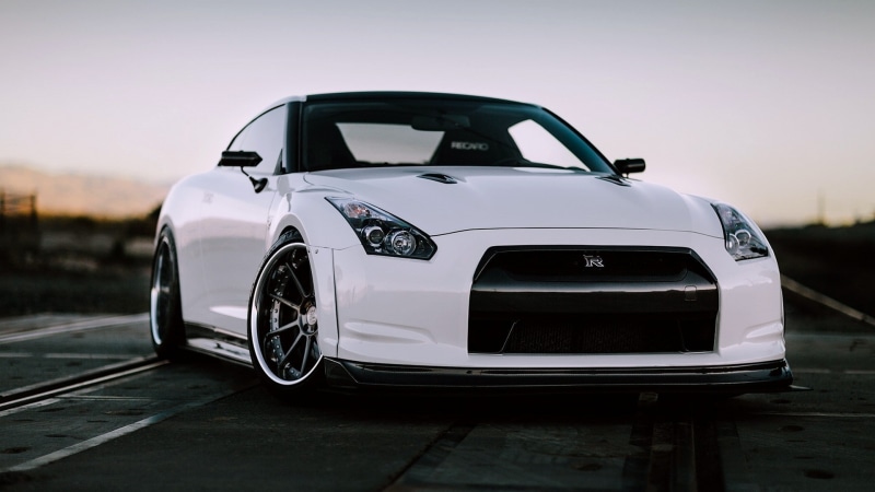 R35, JDM, gt, Nissan, white, 1080P, r, gtr, car, GT-R