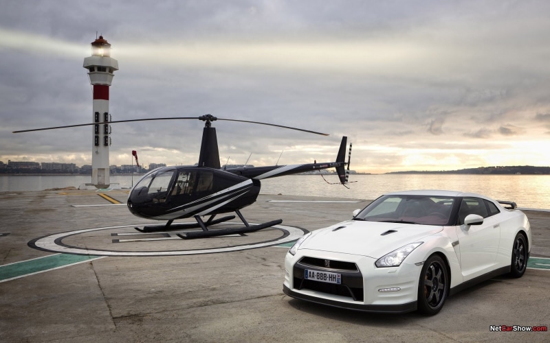 cars, 1080P, Nissan, Nissan Skyline GT-R, r, vehicles, gtr, helicopters, white, art, hd, skyline