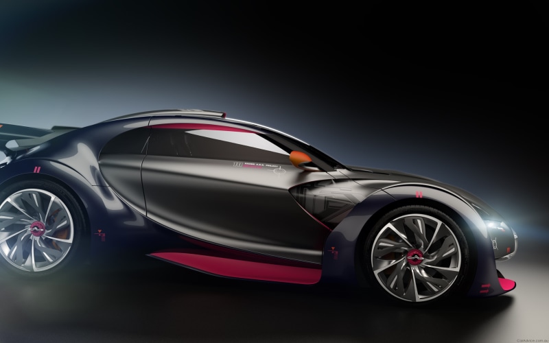 silver colored, car, wheel, auto racing, motor vehicle, mode of transportation, Citroen Survolt, sports car, spoke, sport, sports race, electric car, speed