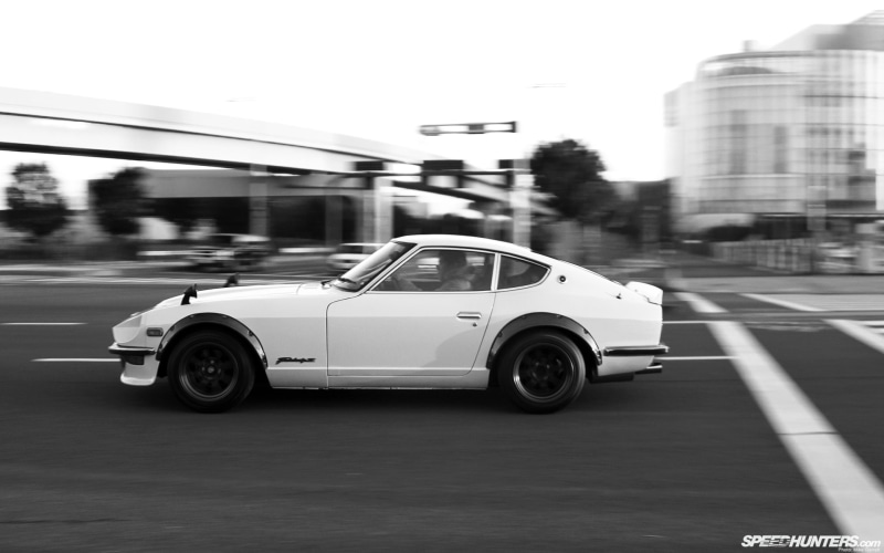 motion, blur, fairlady, datsun, 1080P, classic, cars, hd, bw, car