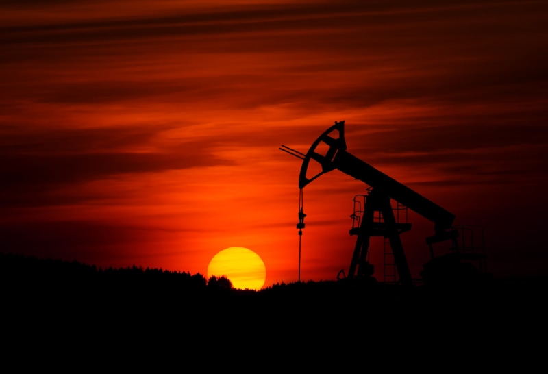 orange, sunset, environment, photography, crude, oil well, cloud - sky, sun, oil, silhouette, fuel and power generation, oil field, jack, 2K, oil pump