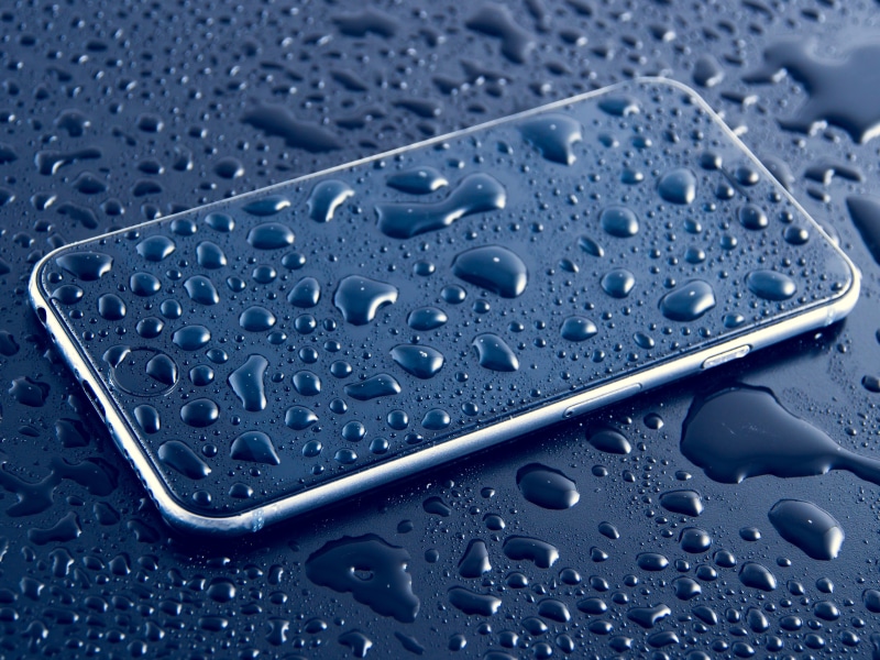 shiny, silver, reflection, cool, business, close-up, pattern, filled, white, smartphone, 6s, mobile, cold, plus, no people, water, glass, rainbow, droplets