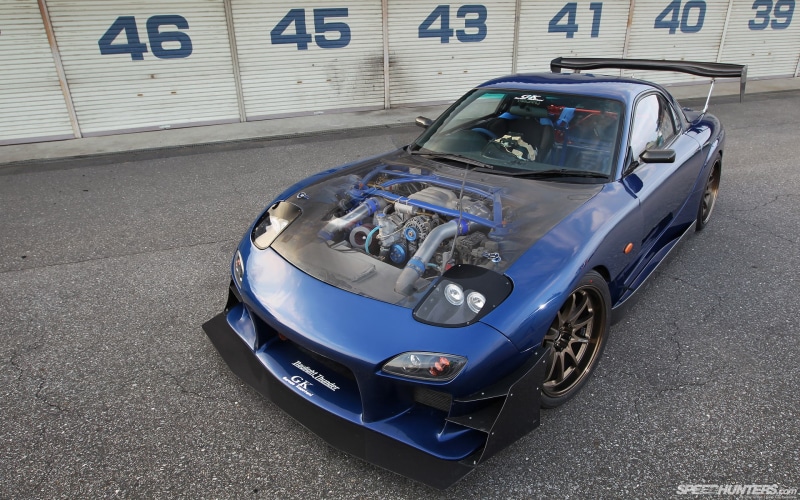 cars, 1080P, mazda, hd, engine, rx, 7