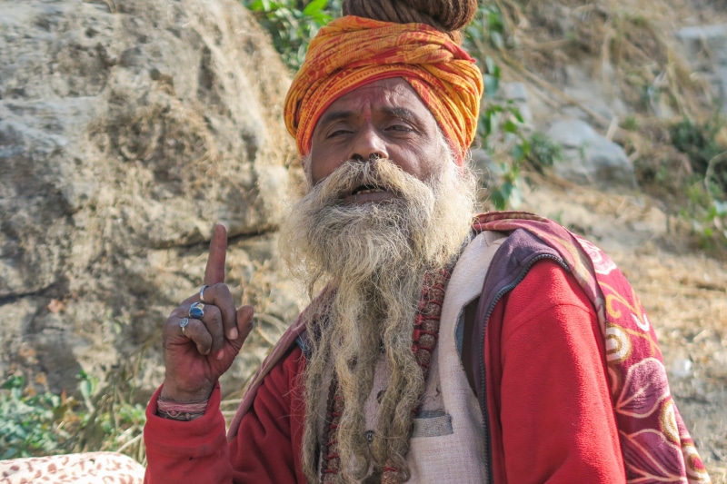 2K, kathmandu, waist up, asium, senior adult, wanderlust, leisure activity, front view, jacket, day, rock, hindu, nepal, rock - object, lifestyles, one person
