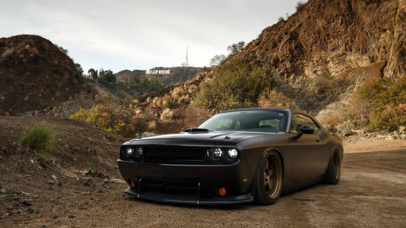 sports Race, 1080P, dirt Road, transportation, black, motor Vehicle, modern, stationary, land, Challenger, 4x4, scenics, mode of transportation, road