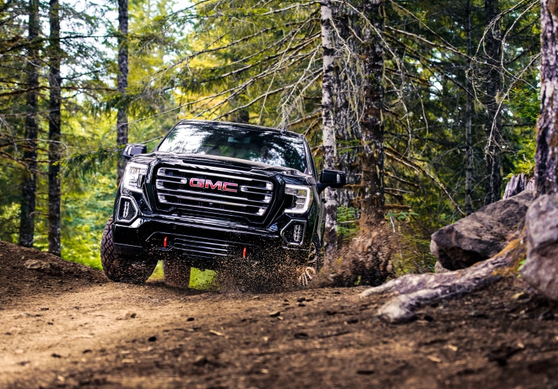 GMC Sierra AT4 Crew Cab, Off-roading, 4K, 4K, 2019