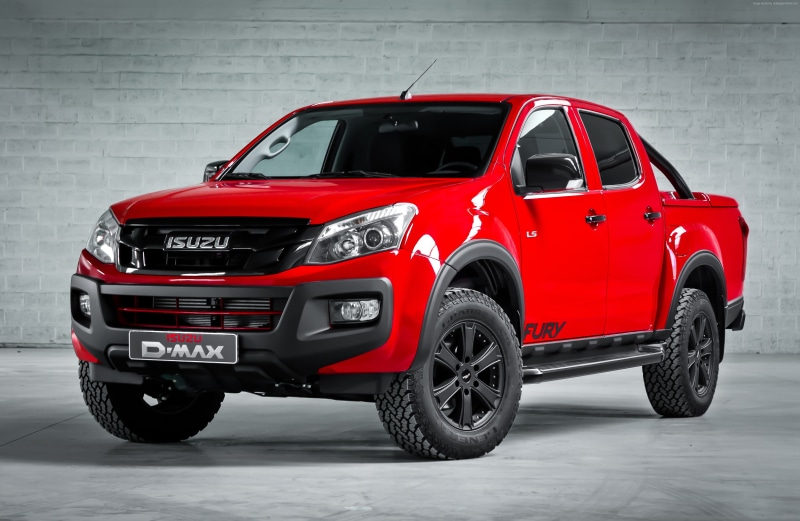 Isuzu D-Max " Fury" Double Cab, pick-up, red, 4K