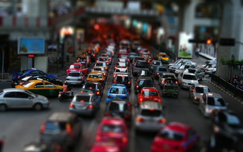 Street, Car, jam, 1080P, Traffic