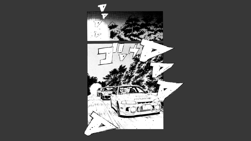 4K, Initial D, Mitsubishi Lancer