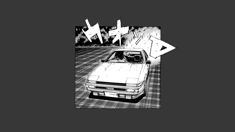4K, Initial D, Toyota AE86
