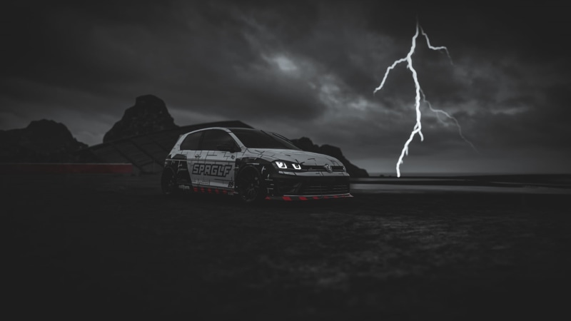 car, Golf 7 r, Forza Horizon 4, golf 7, Volkswagen Golf, video games, 1080P