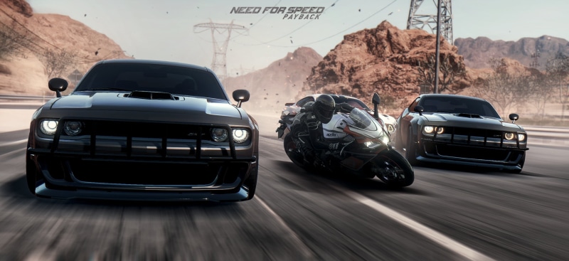 vehicles, simby, arcade, two, car, art, one, dodge challenger, WCP, action, bike, 2K, mountain, black, sunlight, journey, day, travel, desert, transportation