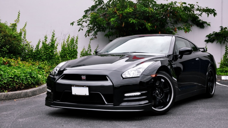 shiny, parking, street, sports Car, tree, outdoors, modern, stationary, front View, motor Vehicle, skyline, upper Class, wheel, engine, status Car, silver colored