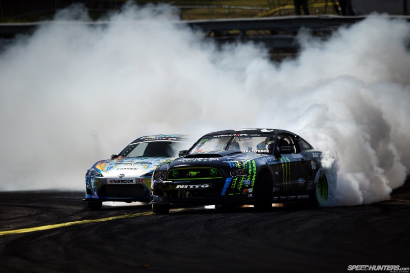 land vehicle, sign, Ken Gushi, street, nature, racing, two, road, Vaughn Gittin Jr., competition, communication, Ford Mustang RTR, transportation, car