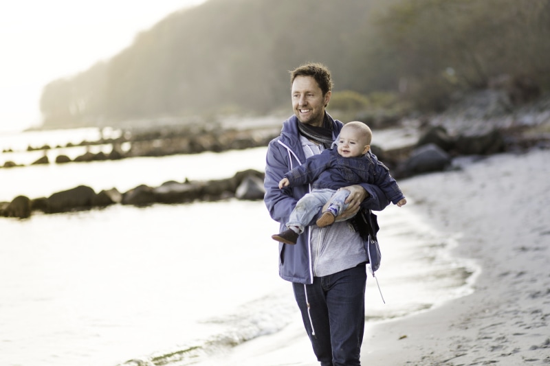 parent, mother, walking, walk, emotion, winter, son, lifestyles, childhood, beach, carrying, nature, dad, males, love, young, baby, family with one child