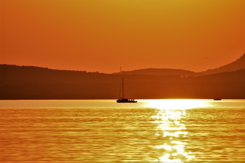 crew, i hope, outdoor, fantasy, dramatic, beach, sea, sunset, mode of transportation, yacht, golden, growth, wood, isolated, ship, sunrise, beautiful, happiness