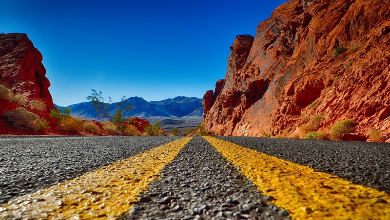 exp, road, brown, landscape, state park, mountains, yellow, photo, nature, travel, Valley of Fire, scenics, Nevada, sky, open road, facebook, outdoors