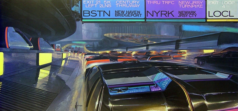 1080P, automotive, concept art, Syd Mead