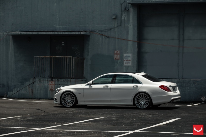 tuning, vossen, white, 1080P, s550, wheels, mercedes