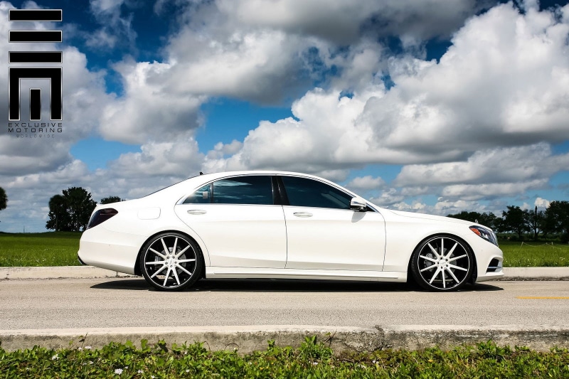 s550, vossen, white, mercedes, wheels, cars, 720P, tuning
