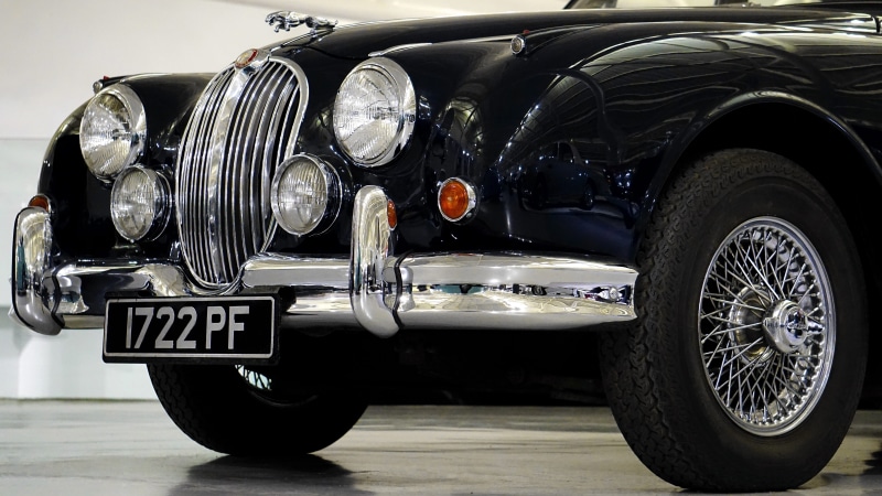 history, style, brand, vehicle, black color, motor vehicle, silver colored, engine, rim, automobile, vintage, front view, safety, chrome, 5K, car, close-up