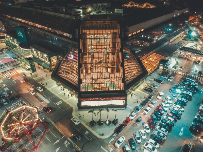 lot, high Angle View, transportation, urban Scene, glow, travel, travel Destinations, downtown District, night, built Structure, outdoors, river, cityscape