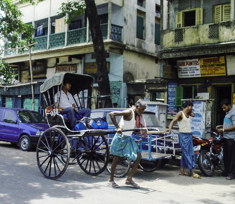 cart, Riksha, men, uniform, cultures, women, photos, people, city, transportation, famous Place, lifestyles, day, outdoors, built structure, India, tourism