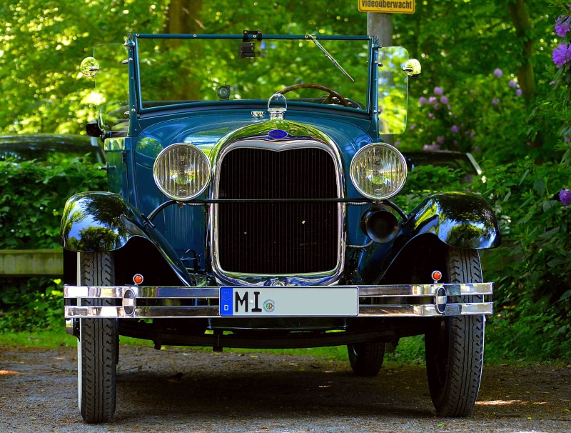 transportation, year built 1929, automotive, passengers cars, old car, Oldtimer, land, running board, auto, front, 4K, nostalgic, stationary, bumper, historically