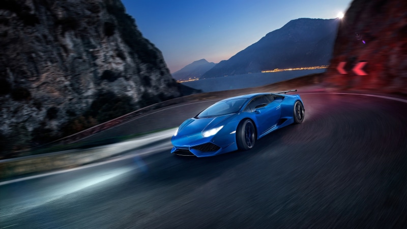 land vehicle, Italian Supercars, blue, sports, road trip, 4K, blurred motion, motion, long exposure, sky, mode of transportation, road, scenics - nature