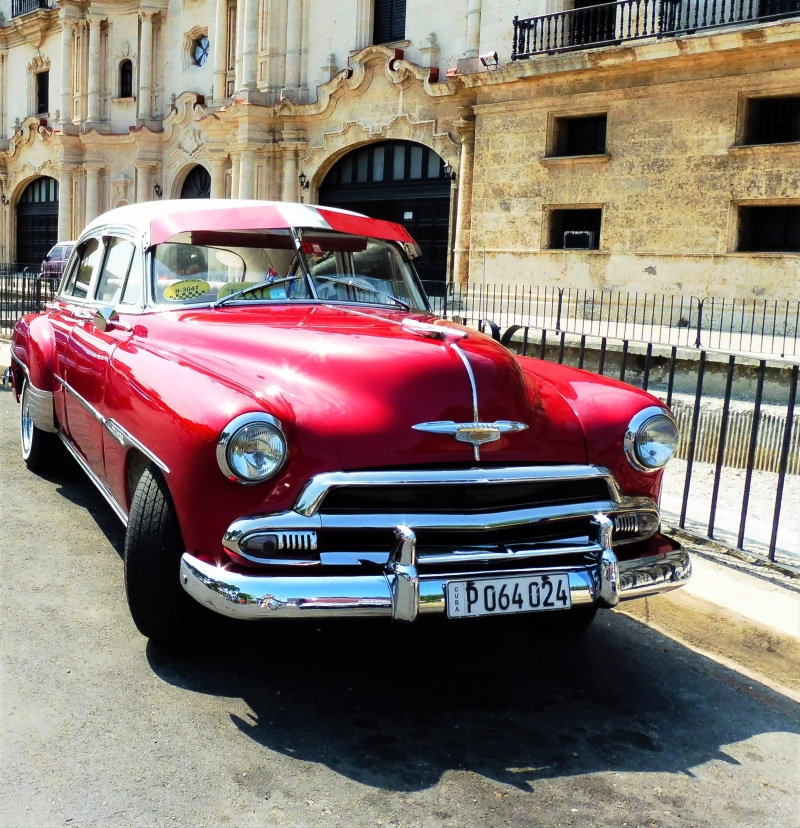 classic, stationary, vintage Car, history, retro Styled, built structure, old-fashioned, american, Vehicle, cuban Culture, building, mode of Transport