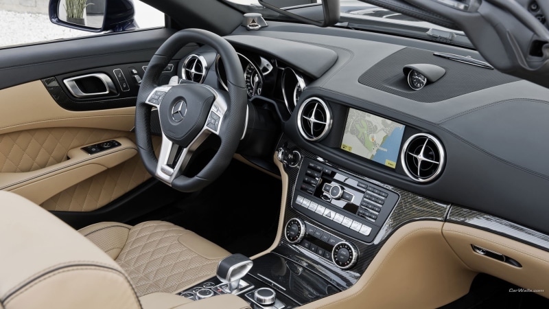 control, mercedes, leather, Mercedes Benz, personal land vehicle, car interior, luxury, Mercedes SL 65 AMG, mode of transportation, interior, gearshift