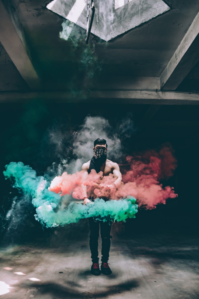 indoors, model, colour, troubles, leisure activity, one person, concrete, shadow, man, clothing, rear view, urbex, portrait, real people, clouds, male