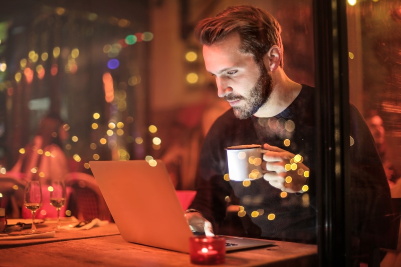 black, night, candle, adult, glass, hands, technology, handsome, young adult, food and drink, beard, men, wine glasses, evening, coffee cup, restaurant