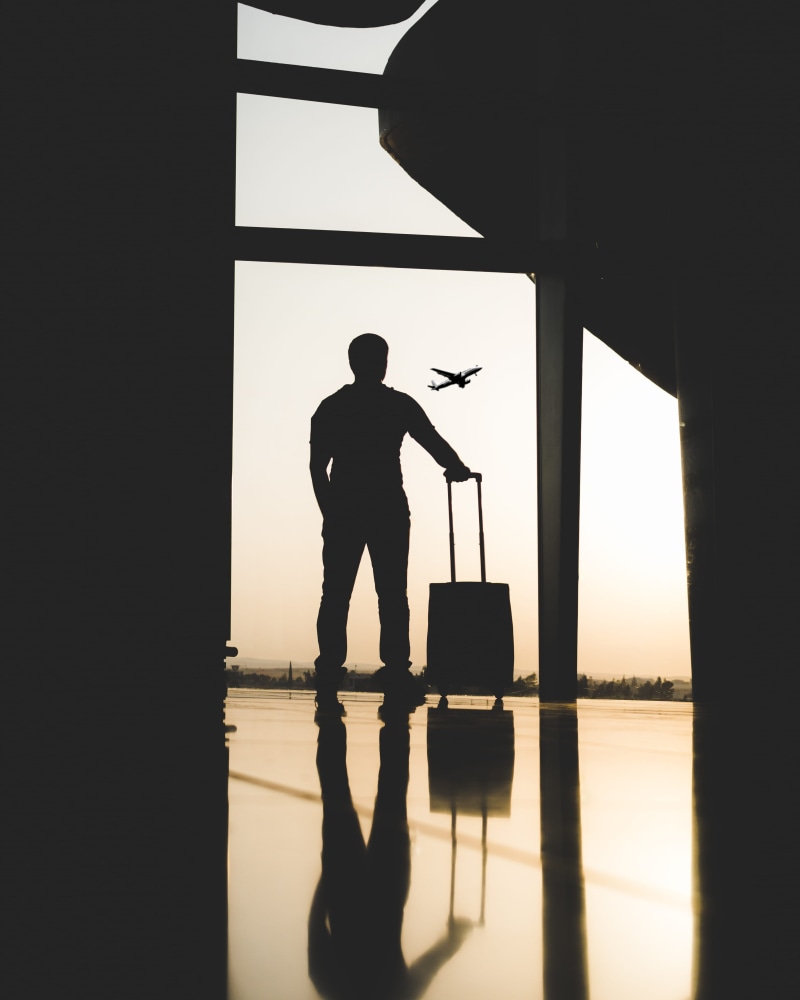 holding, 4K, one person, nature, waiting, inside, person, reflection, day, standing, sunset, lake, water, man, indoors, rear view, occupation, airplane