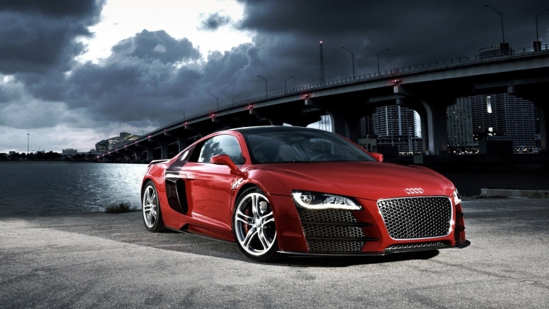 supercars, car, Audi R8 Type 42, Audi R8 V12 TDI, front angle view, Audi R8, Audi, 1080P