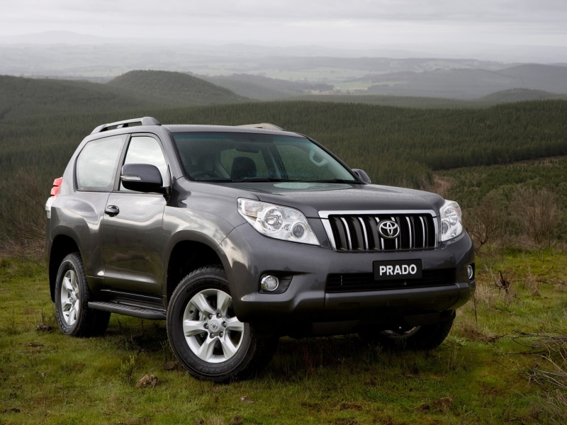Toyota, Nature, Machine, Australia, motor vehicle, landscape, day, TLC Prado, land vehicle, 1080P, Forest, Lend, mountain, Grass, AU-Spec, Car, mode of transportation