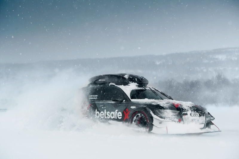 Gumball 3000, 1080P, transportation, mountain, Audi RS6 Avant, Audi RS6, land vehicle, blizzard, car, snowing, extreme weather, beauty in nature, outdoors