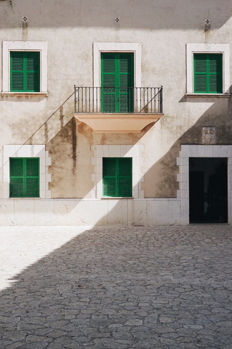 no People, green, building, multi Colored, residential District, europe, summer, facade, architecture, day, history, wall - Building Feature, green color