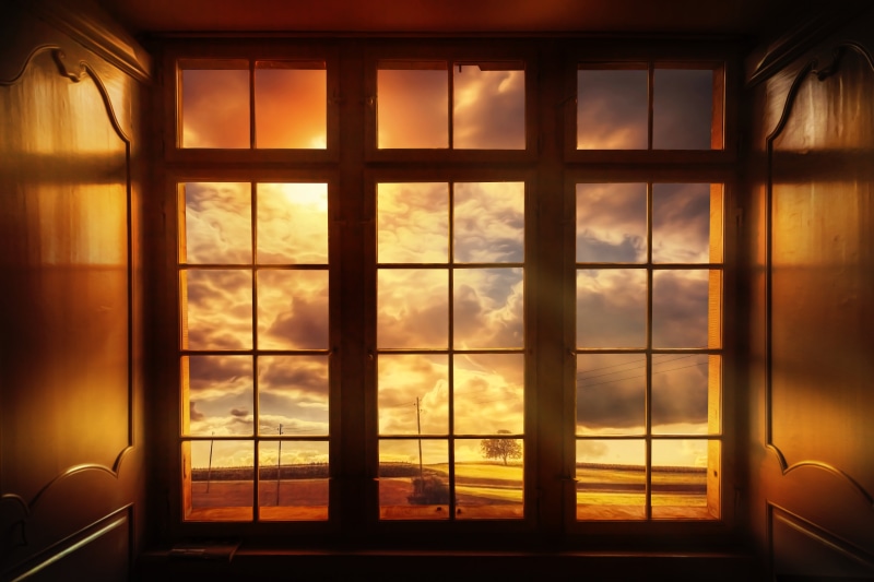 day, 5K, nature, view, windowpane, sunlight, treatment, architecture, no people, sky, cloud - sky, window frame, glass - material, building, built structure