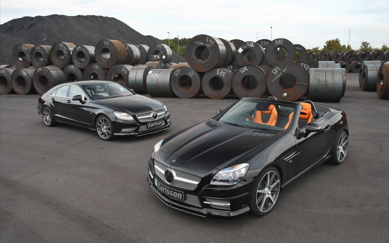 carlsson, cars, benz, slk, 2011, mercedes benz, black, mercedes, 1080P