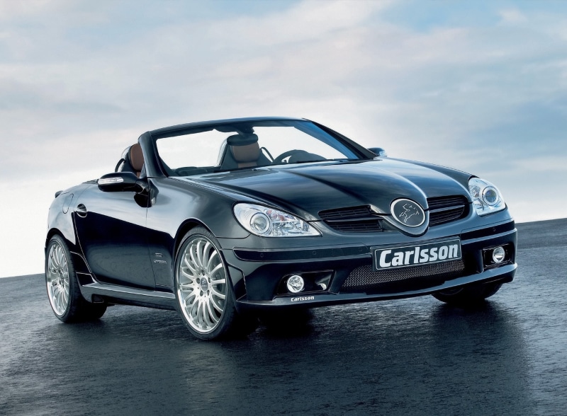 land vehicle, Mercedes Benz, Based, 2006, day, racecar, cloud - sky, wealth, luxury, Cars, transportation, Benz, close-up, Front, metal, Carlsson, chrome