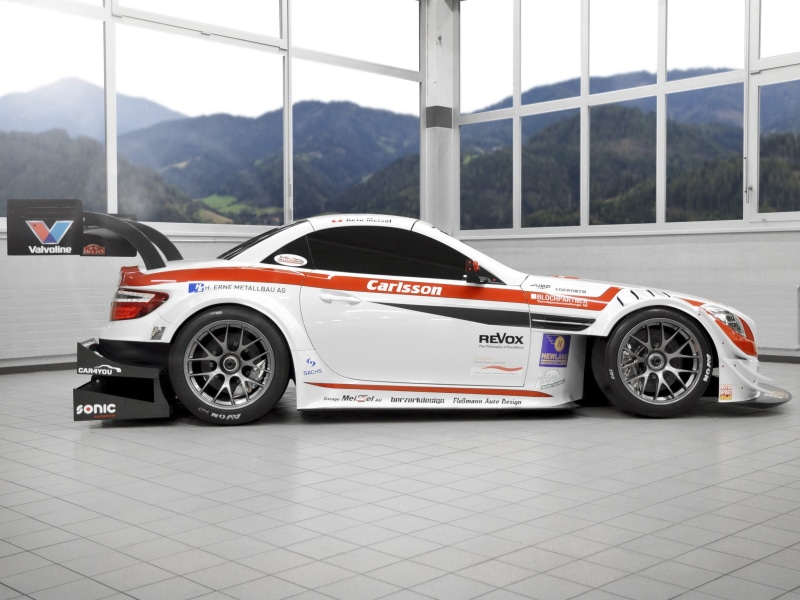 340, benz, 2013, slk, racing, carlsson, race, mercedes, 1080P, r172