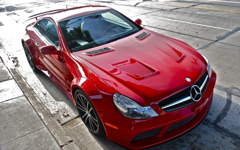 land vehicle, road, no people, mercedes benz sl65 amg black series mercedes benz amg sl65 black, wealth, luxury, outdoors, retro styled, car, stationary