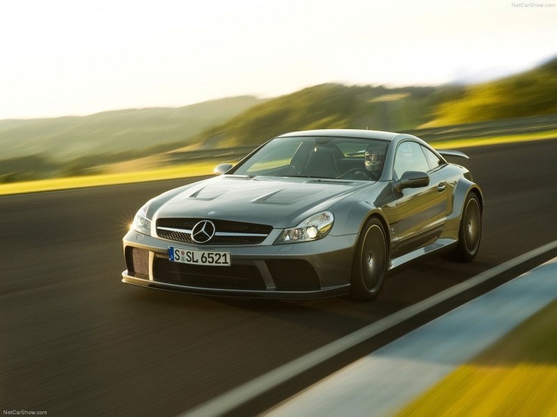 amg, sl65, 720P, series, r230, 2009, black, mercedes-benz