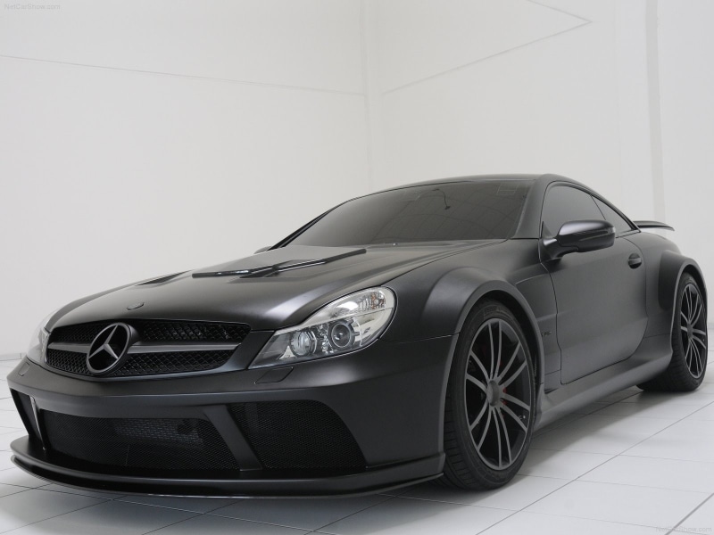 mercedes benz, series, 2010, sl65, 720P, amg, brabus, black
