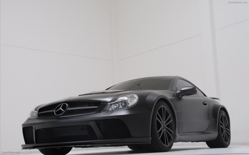 brabus, cars, lowangle, sl, shot, hd, mercedes, art, widescre, series, Black, amg, 1080P, benz, vehicles