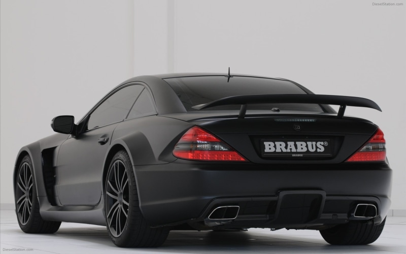 brabus, series, art, hd, Black, vehicles, sl, amg, widescreen, cars, benz, mercedes, 1080P
